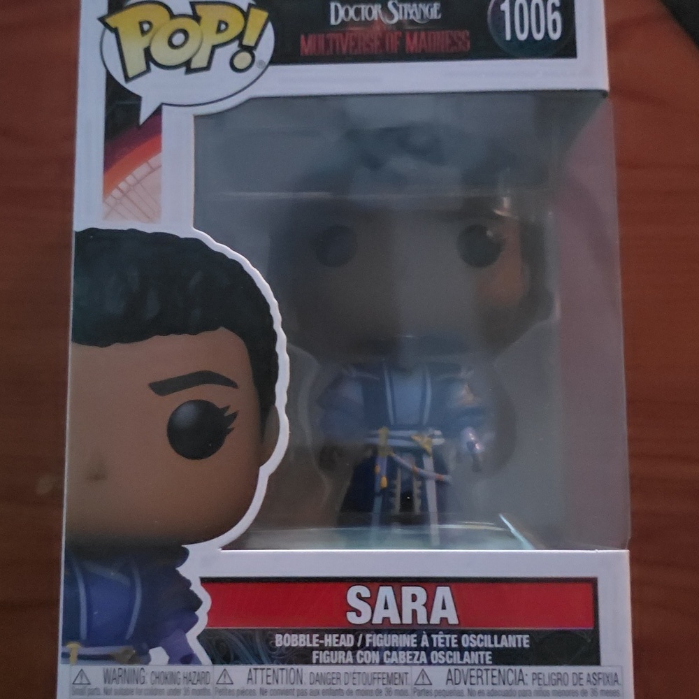 Funko Pop Sara Figure in Blue and Black